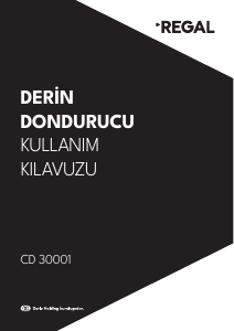 Kullanım kılavuzu Regal CD 30001 Dondurucu