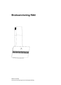 Bruksanvisning Silverline SM 3472 Galena Köksfläkt