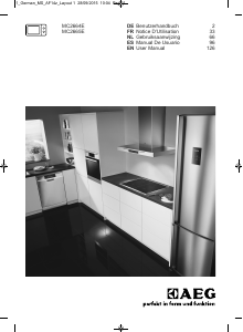 Manual AEG MC2665E Microwave