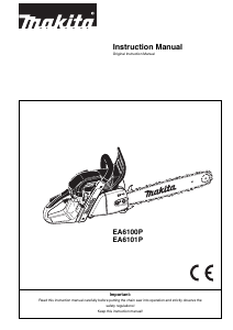 Manual Makita EA6101P Chainsaw
