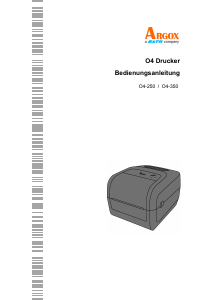 Bedienungsanleitung Argox O4-250 Etikettendrucker