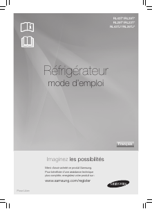 Mode d’emploi Samsung RL39TJCTS1/XEO Réfrigérateur combiné