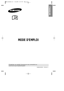 Mode d’emploi Samsung RL39WBMS Réfrigérateur combiné
