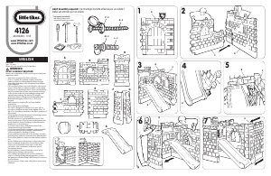 Bruksanvisning Little Tikes 4126 Classic Castle Lekstuga