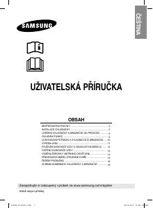 Manuál Samsung RL39WBSW Lednice s mrazákem