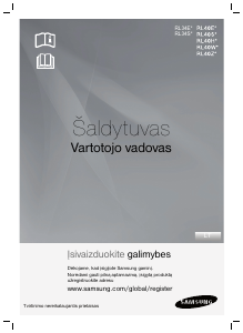 Vadovas Samsung RL40EGPS Šaldytuvas-šaldiklis