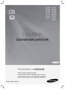 Priročnik Samsung RL40HGSW Hladilnik in zamrzovalnik