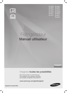 Mode d’emploi Samsung RL40UGSW Réfrigérateur combiné