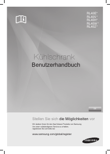 Bedienungsanleitung Samsung RL40ZGVG Kühl-gefrierkombination