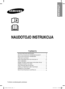 Vadovas Samsung RL44QTRS Šaldytuvas-šaldiklis