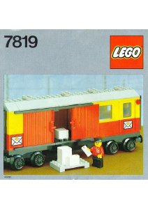 Mode d’emploi Lego set 7819 Trains Wagon-conteneur postal
