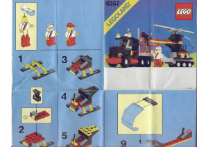 Mode d’emploi Lego set 6357 Town Chariot et camion de cascade
