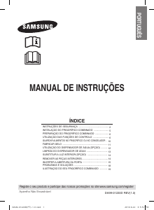 Manual Samsung RL44WCSW Frigorífico combinado