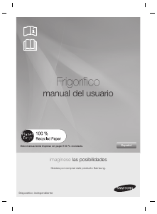 Manual Samsung RL55VEBTS Frigorífico combinado