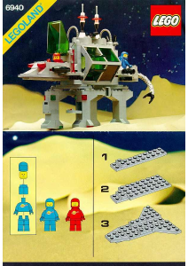 Manual Lego set 6940 Space Alien moon stalker