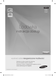Instrukcja Samsung RL56GEGBP Lodówko-zamrażarka