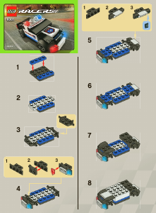Manual Lego set 8301 Racers Urban enforcer