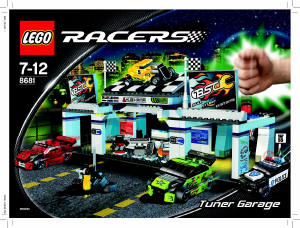 Bruksanvisning Lego set 8681 Racers Bilverkstad