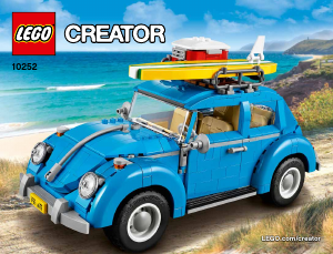 Manual Lego set 10252 Creator VW carocha Beetle