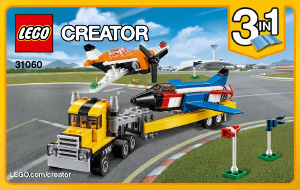 Manual Lego set 31060 Creator Airshow aces
