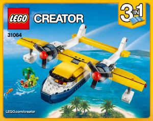 Mode d’emploi Lego set 31064 Creator Les Aventures sur l'île