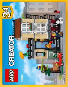 Instrukcja Lego set 31065 Creator Dom przy ulicy Parkowej