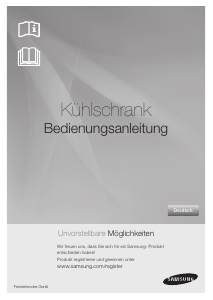 Bedienungsanleitung Samsung RL62ZBSH Kühl-gefrierkombination
