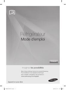 Mode d’emploi Samsung RL66SBSH Réfrigérateur combiné