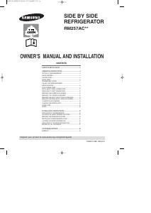 Handleiding Samsung RM257ACBP/XAC Koel-vries combinatie