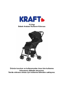 Kullanım kılavuzu Kraft F1 Pop Katlanır bebek arabası