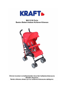 Kullanım kılavuzu Kraft Porto Katlanır bebek arabası