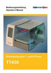 Manual HellermannTyton TT 430 Label Printer