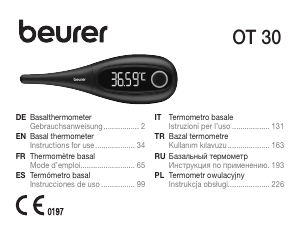Bedienungsanleitung Beurer OT 30 Thermometer