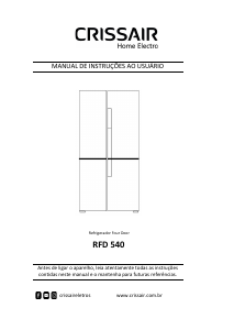 Manual Crissair RFD 540 Frigorífico combinado