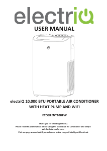 Handleiding ElectriQ EcoSilent10HPW Airconditioner