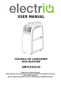 Handleiding ElectriQ AIRFLEX15-V2 Airconditioner