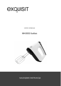 Vadovas Exquisit MH3003 Rankinis maišiklis