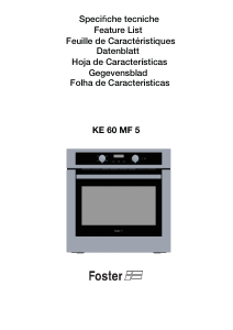 Handleiding Foster KE 60 MF 5 Oven