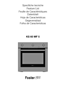 Handleiding Foster KS 60 MF 5 Oven