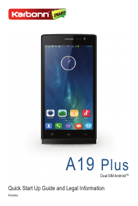 Manual Karbonn A19 Plus Telefon mobil