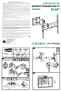 Instrukcja Goldenline TM3535FM Uchwyt ścienny