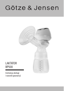 Instrukcja Götze & Jensen BP500 Laktator