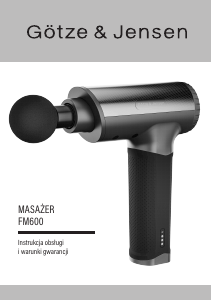 Instrukcja Götze & Jensen FM600 Urządzenia do masażu