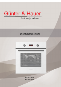 Vadovas Günther & Hauer EOM 970 W Orkaitė