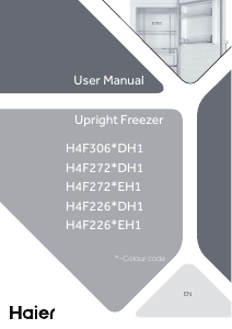 Instrukcja Haier H4F226WEH1 Zamrażarka