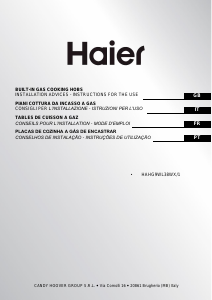 Mode d’emploi Haier HAHG9WL38WX/1 Table de cuisson