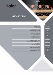 Bedienungsanleitung Haier HUC44GDEH1 Weinklimaschrank