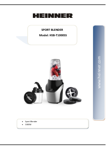 Manual Heinner HSB-T1000SS Blender