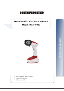 Manual Heinner HGS-1400RD Aparat de călcat cu abur