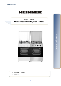 Manual Heinner HFSC-SME60SL Range